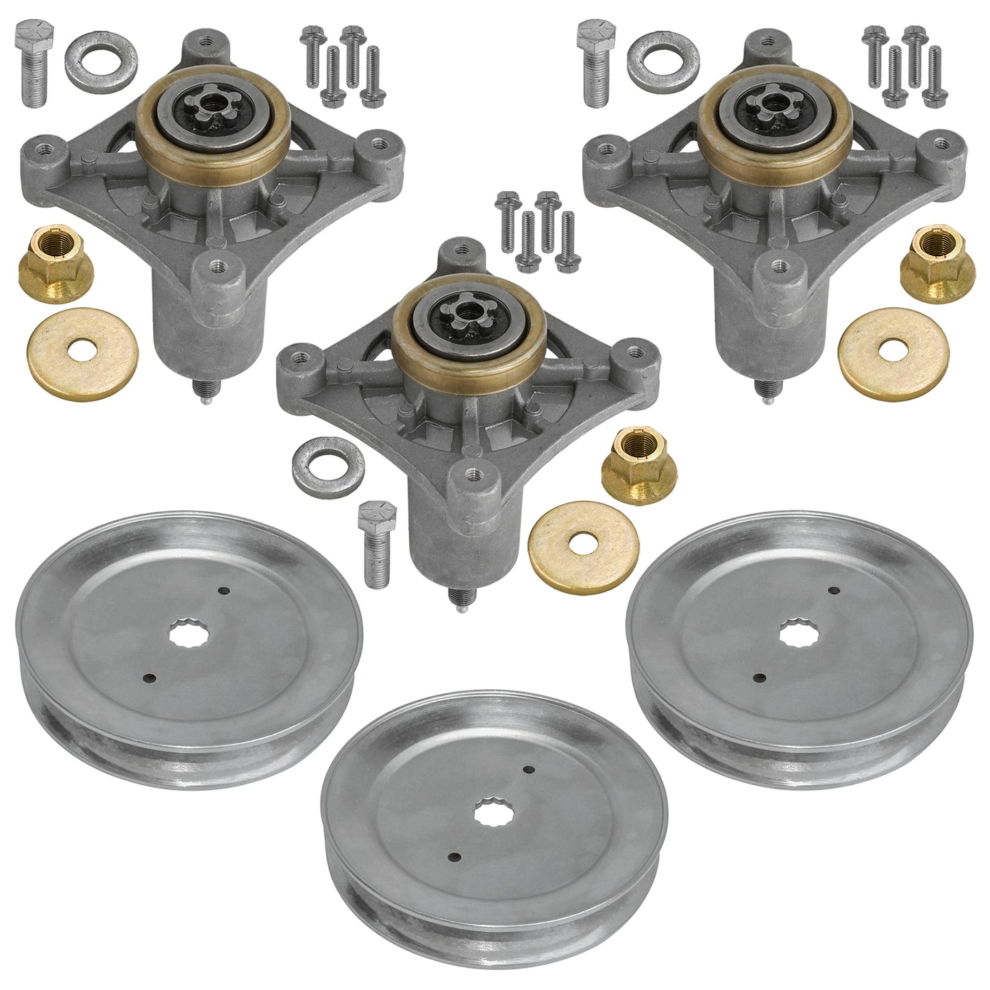 Deck Spindle Assembly with Pulley for Ariens (2000–2008)