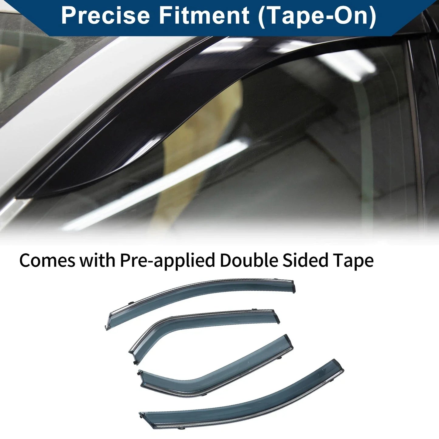 Car Window Deflectors for Honda Fit Sedan 2007-2008 Side Vent Visors