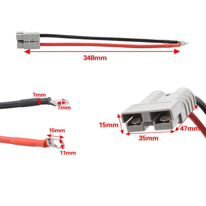 8AWG 50A Battery Quick Connector Kit for Cars, Tractors, Motors