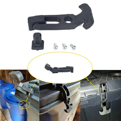 Rubber Flexible T-Handle Hasp Draw Latch for RV Tool Box Cooler Golf Cart