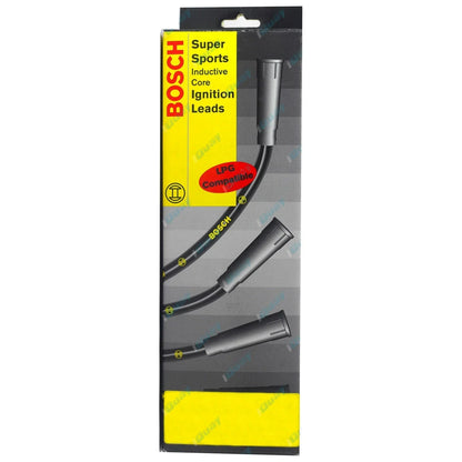 Bosch Spark Plugs + Leads for Hilux YN56 YN57 YN85 2.0L 1.8L 3YC 2Y 4cyl 83~90