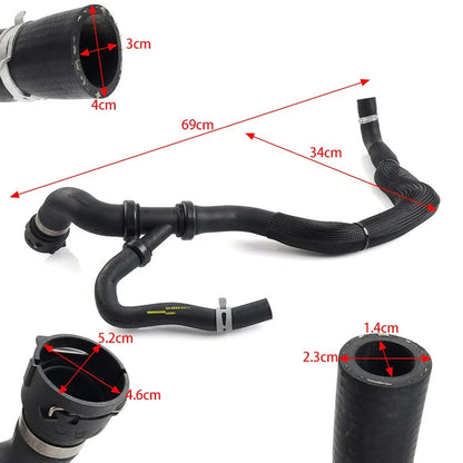 Downpipe Radiator Coolant Water Pipe for Land Rover Range Rover Evoque (2012-2021)