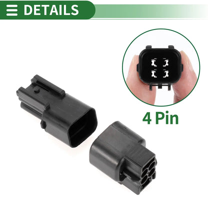 4 Pin Oxygen Sensor Connector Housing for Hyundai - Male Female Wire Terminal
