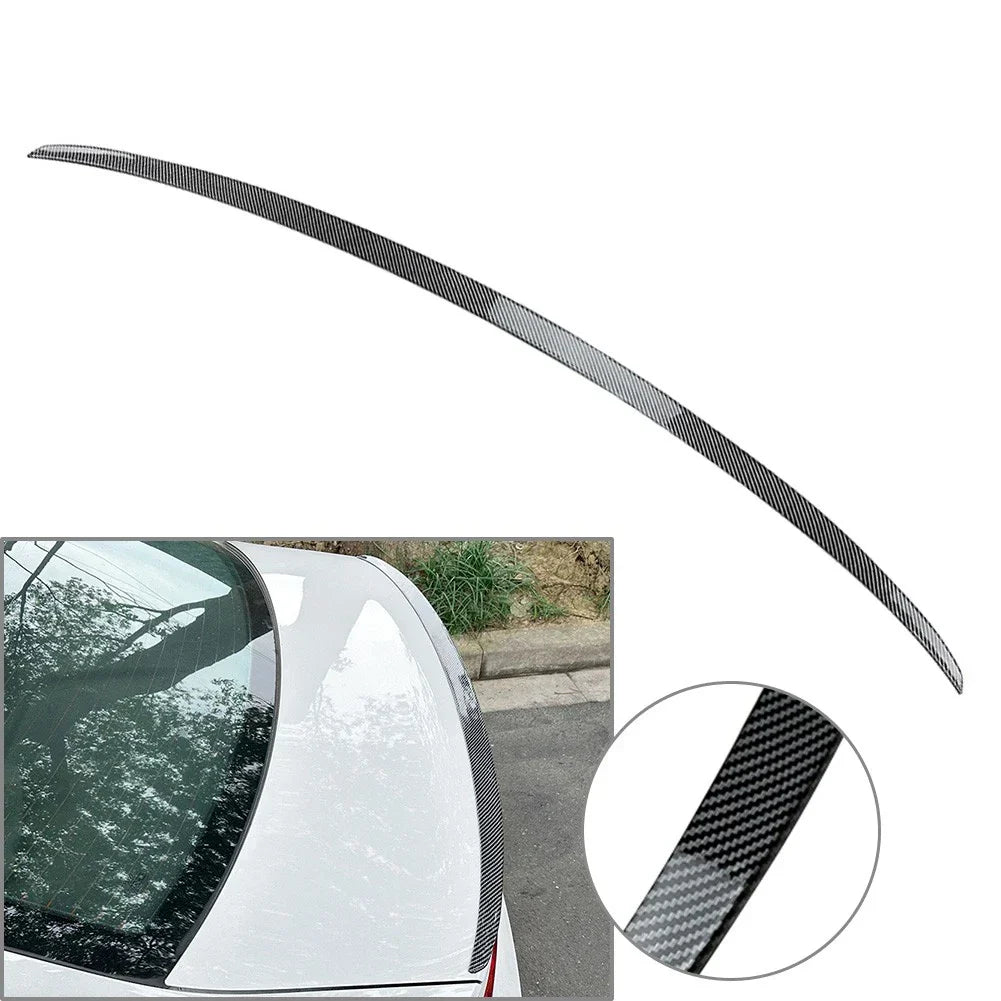 Rear Trunk Lip Spoiler Wing S Style Carbon for Audi A3 S3 RS3 (2014-2020)