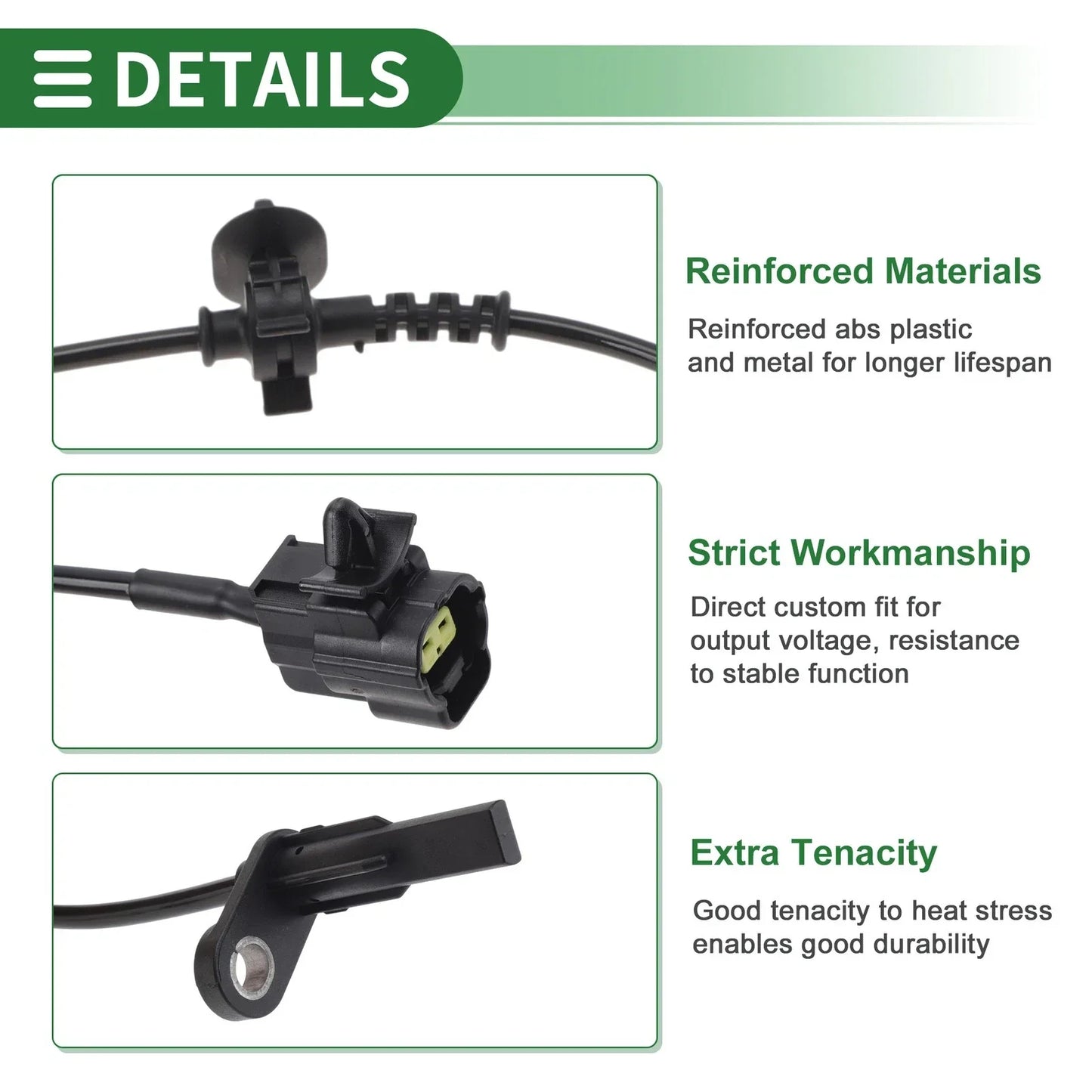 ABS Wheel Speed Sensor for Chevrolet Sail 3 (2015-2020) Rear Left