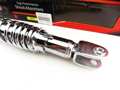 250cc JBS Chrome Rear Shock Absorbers for Honda CB72 (1961-1967)