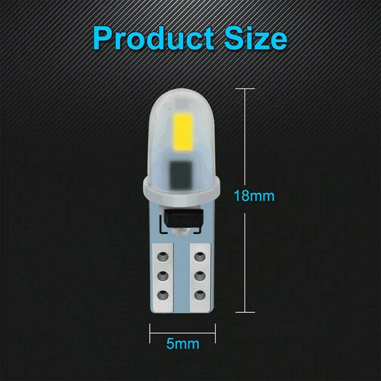 18mm / T5 / SMD 2LED Wedge Dashboard Instrument Panel Light Lamps for Car Model