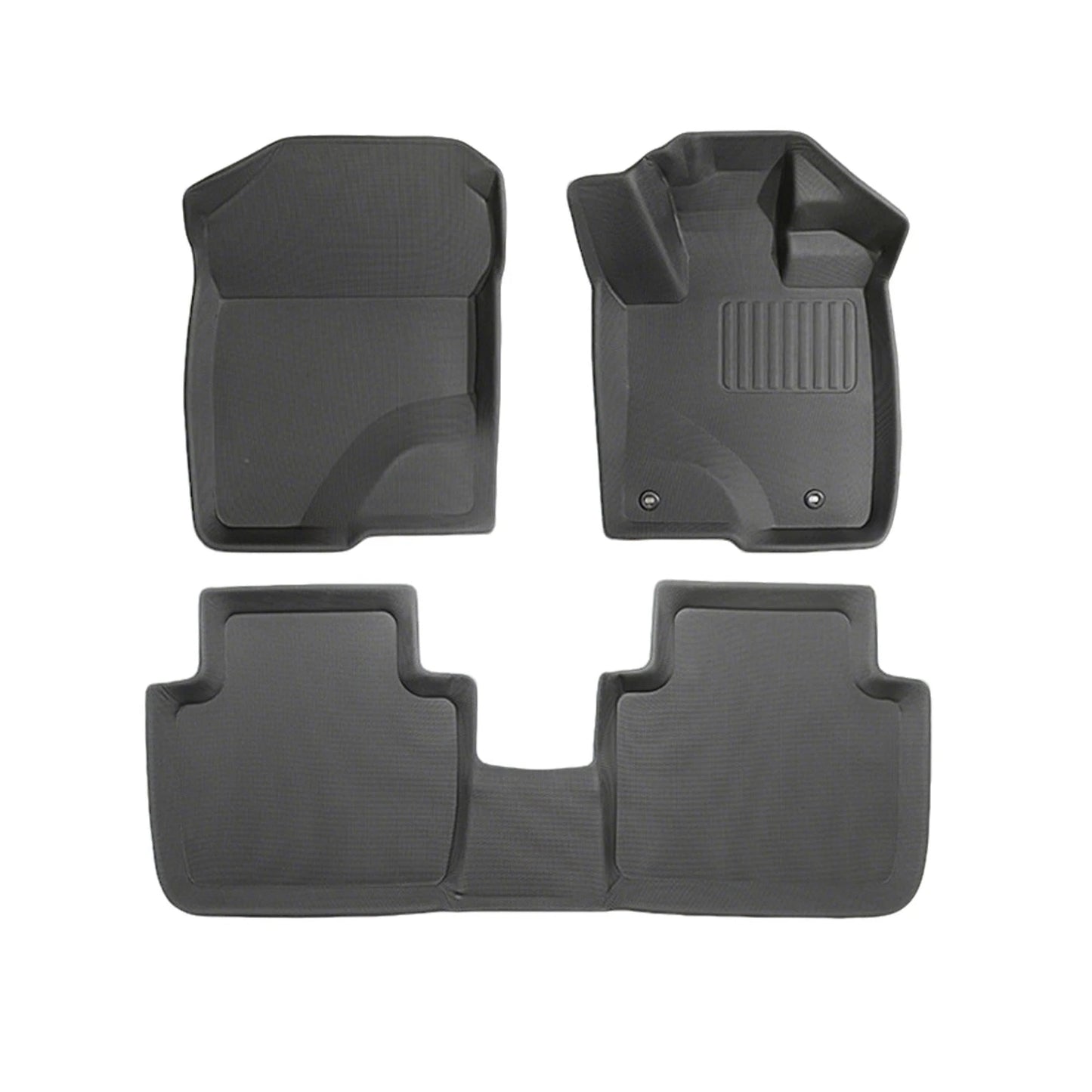 3 Pcs Black 3D All-Weather Floor Mat Set for Honda ZR-V (2023-Current)