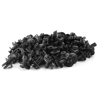 8mm Plastic Rivets Fastener Clips for Fender Bumper (120PCS)