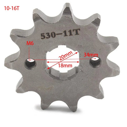 10T Front Sprocket Cog for 125cc-350cc Dirt Pit Bike ATV Go Kart