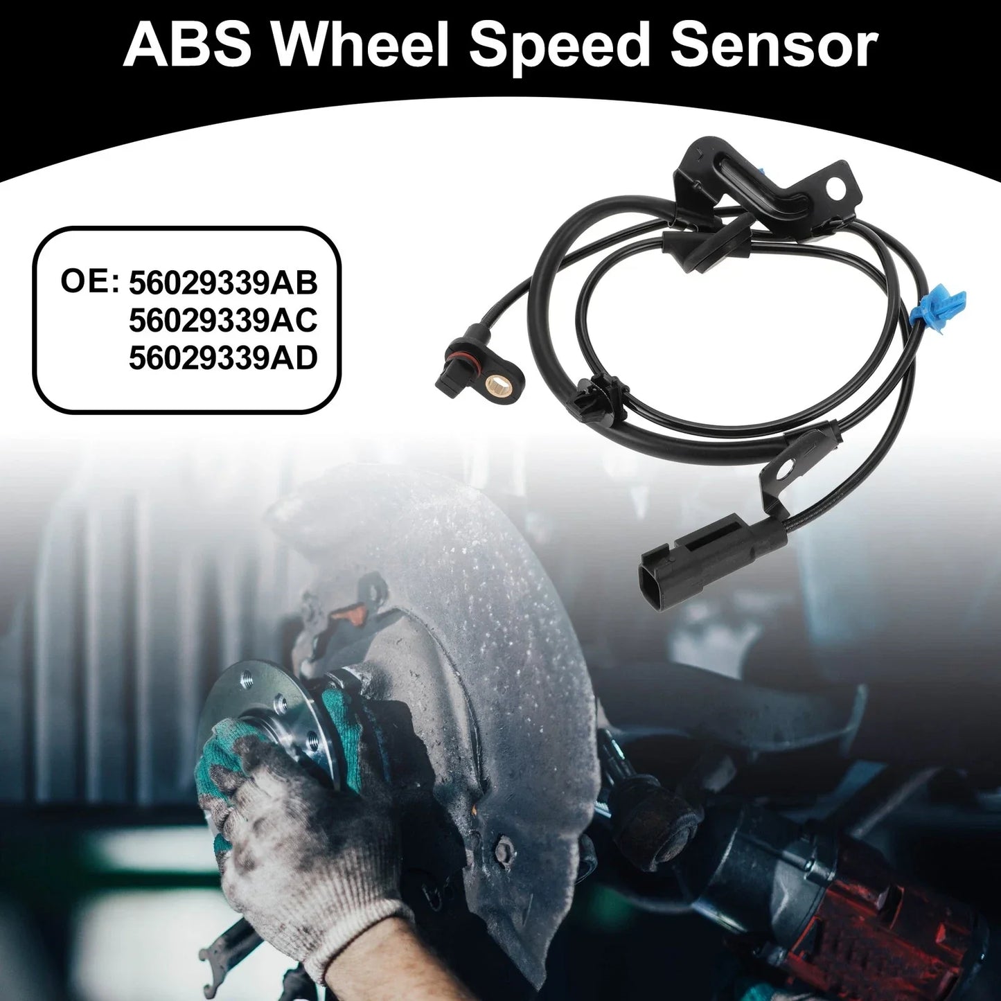 ABS Wheel Speed Sensor Kit for Dodge Avenger 2008-2014 1 x Rear Left