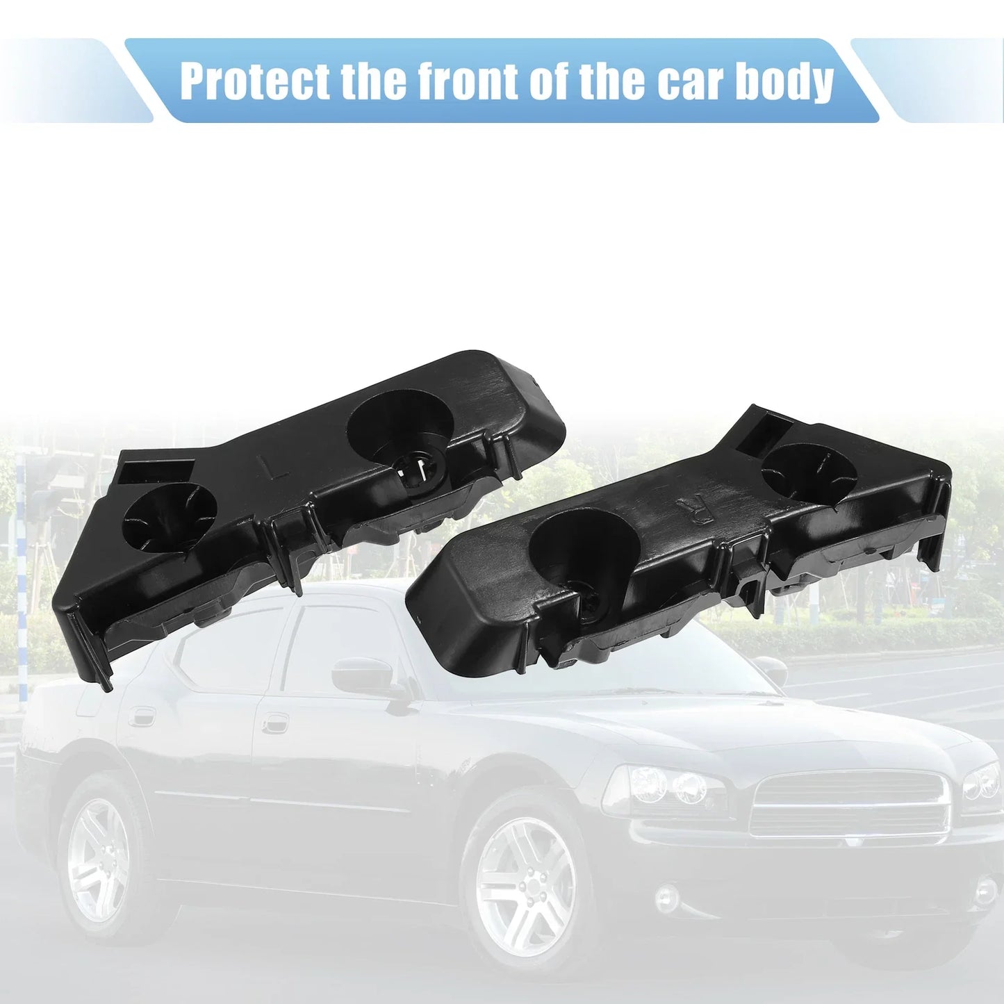 Front Bumper Brackets 2 x for Dodge Charger (2011-2014)