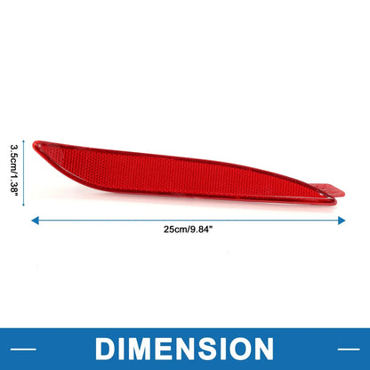 Rear Right Bumper Reflector for Hyundai Elantra (2011-2013) Red