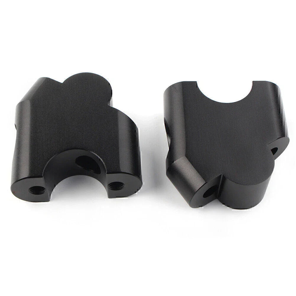 Black HandleBar Bar Risers Mount Clamp Adapter for BMW F800R (2015-2017)