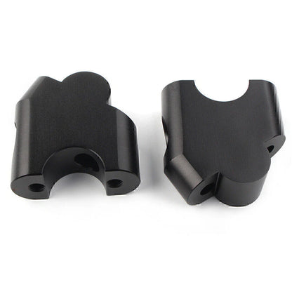 Black HandleBar Bar Risers Mount Clamp Adapter for BMW F800R (2015-2017)