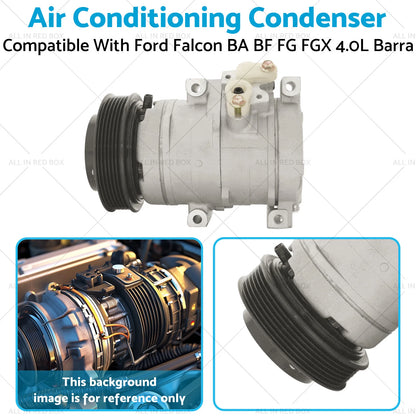 AC Compressor for Ford Falcon BA BF FG FGX 4.0L Barra (2002-2014)