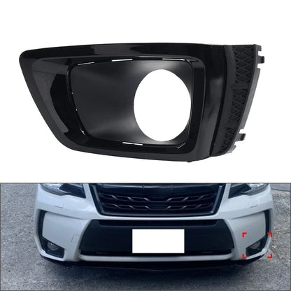 Front Bumper Fog Light Bezel Black for Subaru Forester (2014-2018)