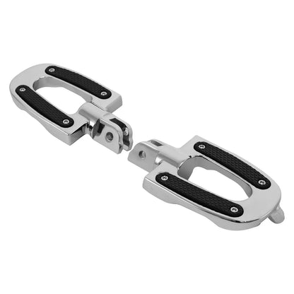 Chrome Foot Peg Footrest for Harley Softail Fat Boy Low Rider (2018-2025)