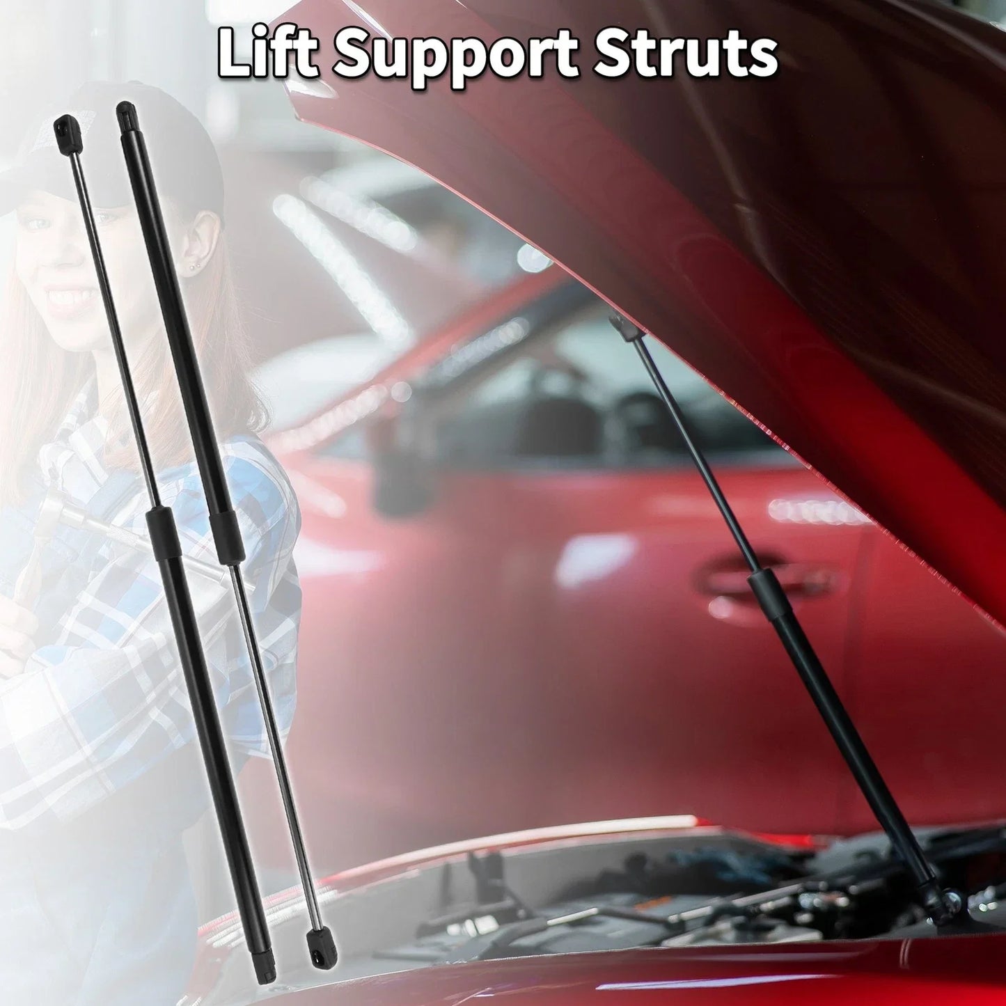 Hood Lift Supports Struts for Chevrolet HHR (2006-2011)