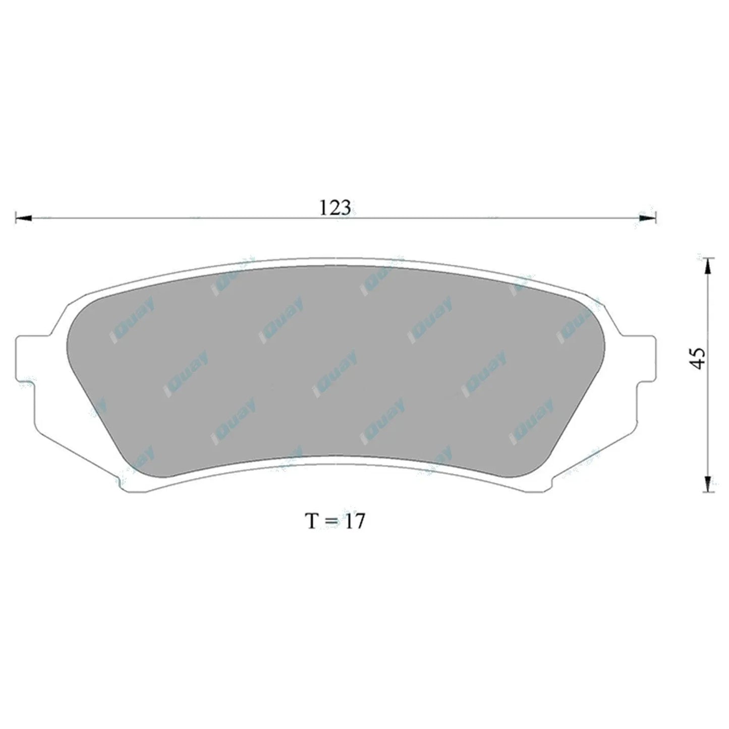 Rear Disc Brake Pads for Landcruiser HDJ100 4X4 1HD-FTE Diesel 100 Series 00~07