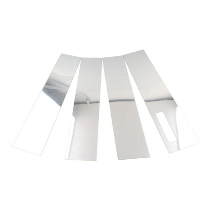 Pillar Post Set Door Window Trim Covers for Ford F150 2015-2022