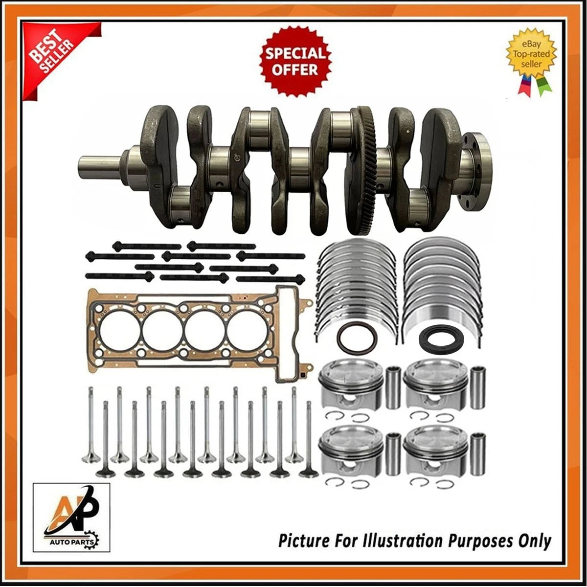 Crankshaft Rebuild Kit for Mercedes Benz GLB E Class M264.920 (2019–2024)