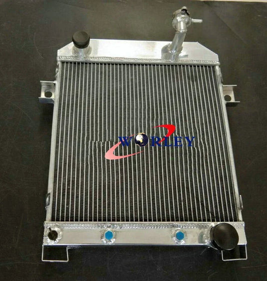 Aluminum Radiator & Fan for Jaguar Mark 2 MK2 Daimler 2.5 V8 (1962-1967)