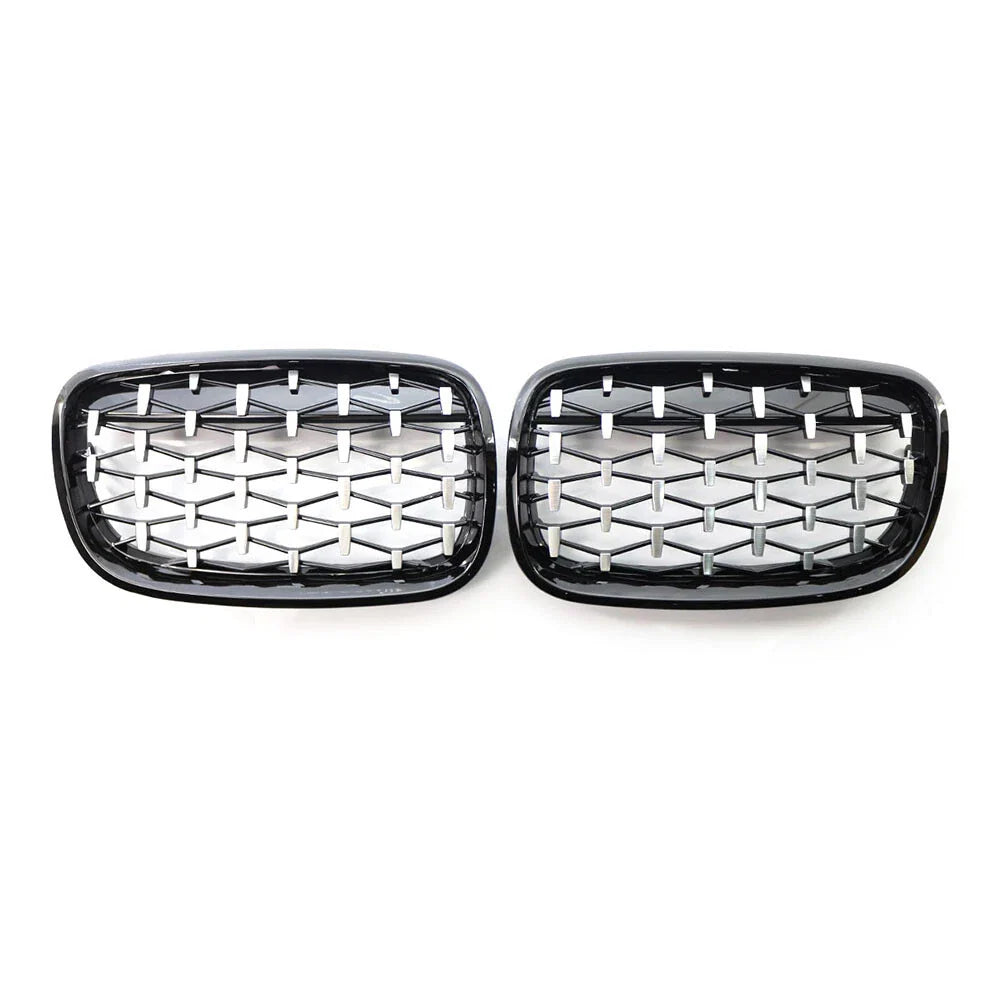 Diamond Grille Front Bumper Kidney for BMW X5 X6 (2007-2013)