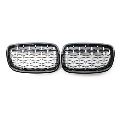 Diamond Grille Front Bumper Kidney for BMW X5 X6 (2007-2013)