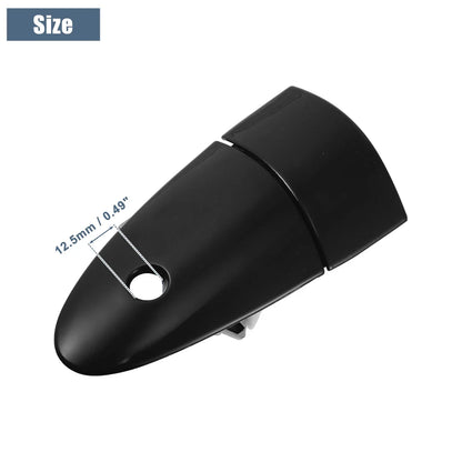 Black Front Left Exterior Door Handle for Honda CR-Z (2011-2016)