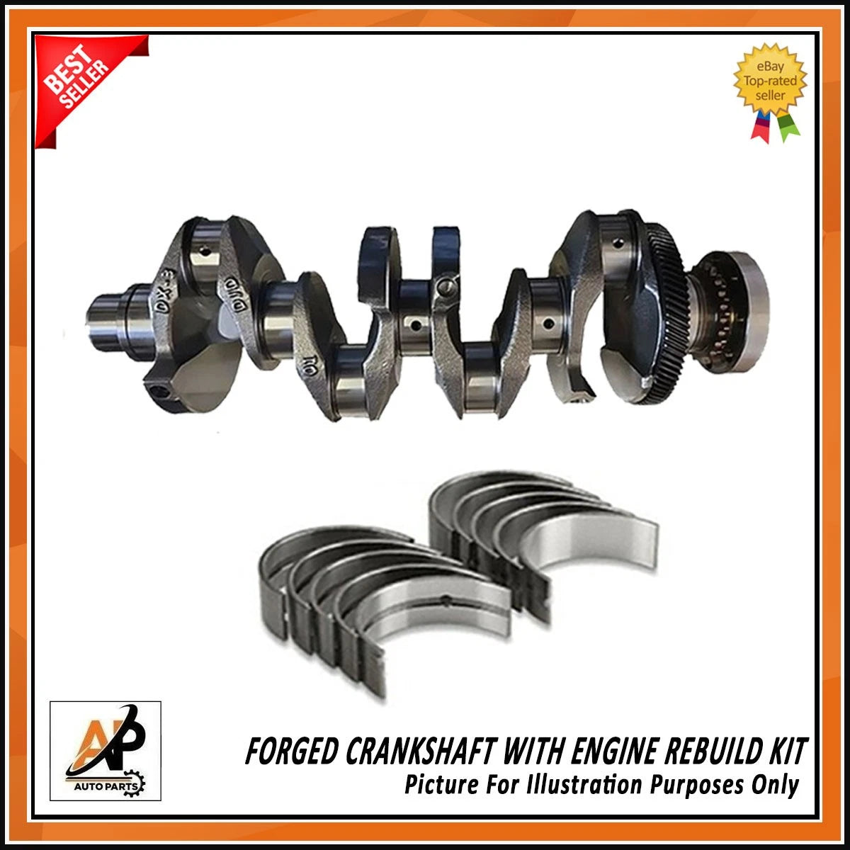 Forged Crankshaft with Rebuild Kit for Land Rover 204DTD 2.0 Diesel (2000–2009)
