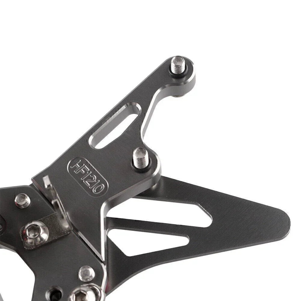Adjustable Grey Racing Rearsets Footrest Pegs for Suzuki GSXR 600 (2015)