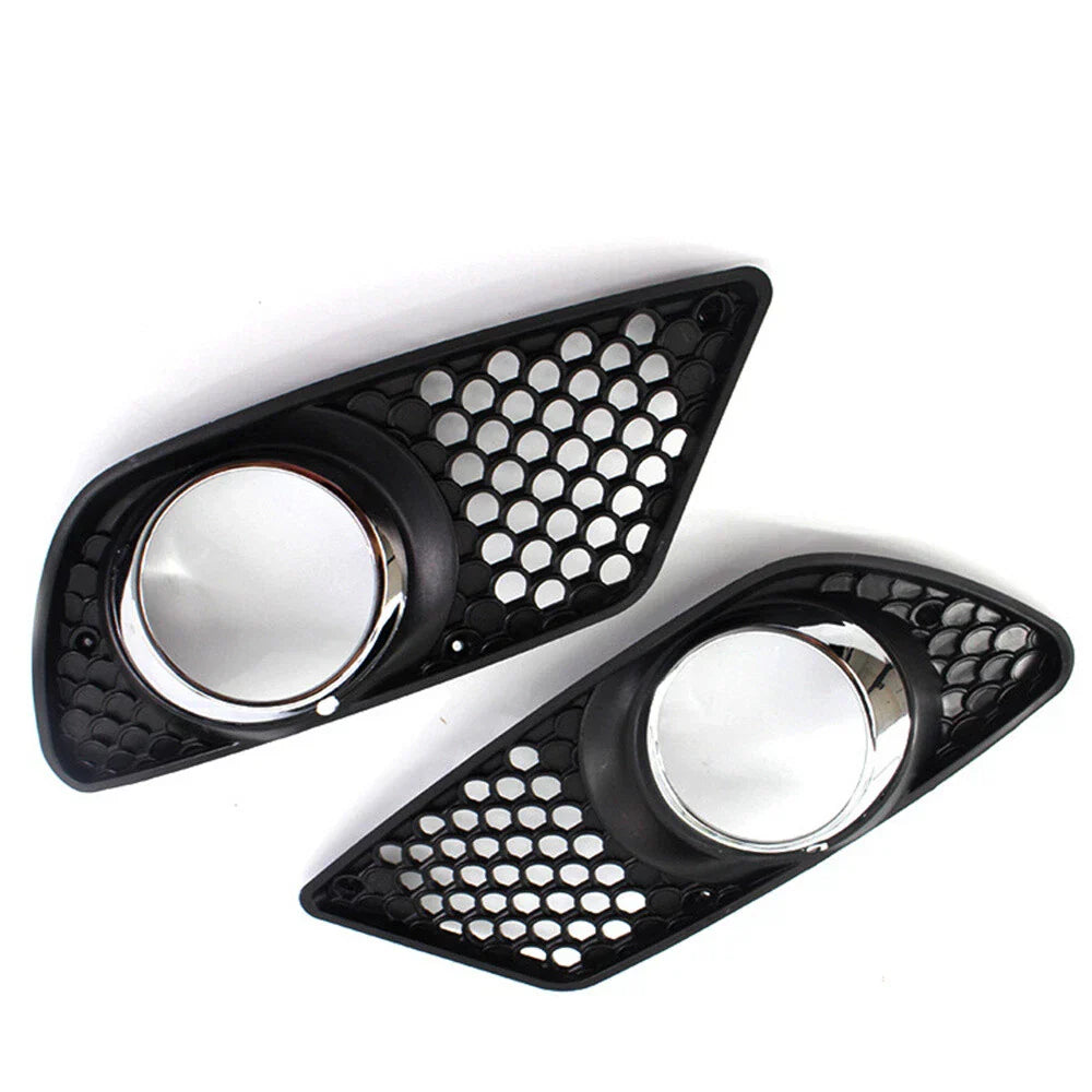 Left & Right Fog Light Grille Covers for Mercedes-Benz C300 C350 (2008-2015)