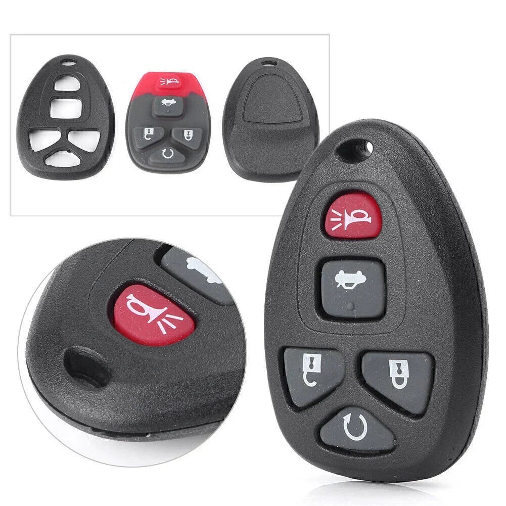5-Button Key Fob Shell Cover for Buick Lucerne (2006-2012)