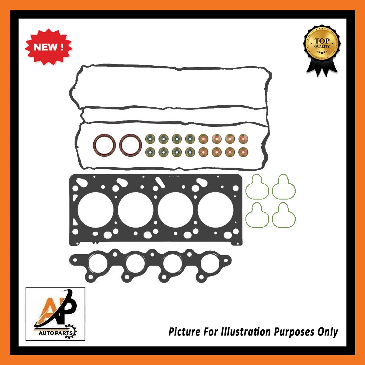 Head Gasket Set Replacement for Ford Focus MK1 1.8 Zetec (1999–2004)