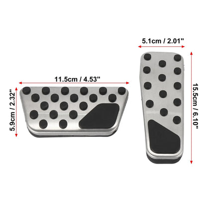 Brake & Gas Pedal Cover Set for Dodge Challenger Charger (2009-2019)