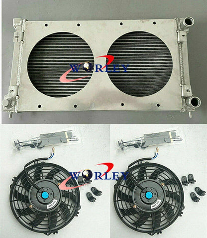 Aluminum Radiator, Shroud & Fans for VW Golf MK1 MK2 GTI/Scirocco (1974-1992)