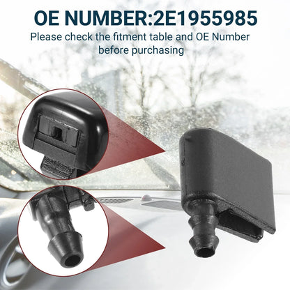 Windshield Washer Nozzle Set for Mercedes-Benz