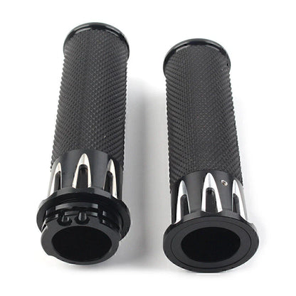 Black Handle Bar Hand Grips for Harley Sportster XL883 XL1200 (2004-2023)