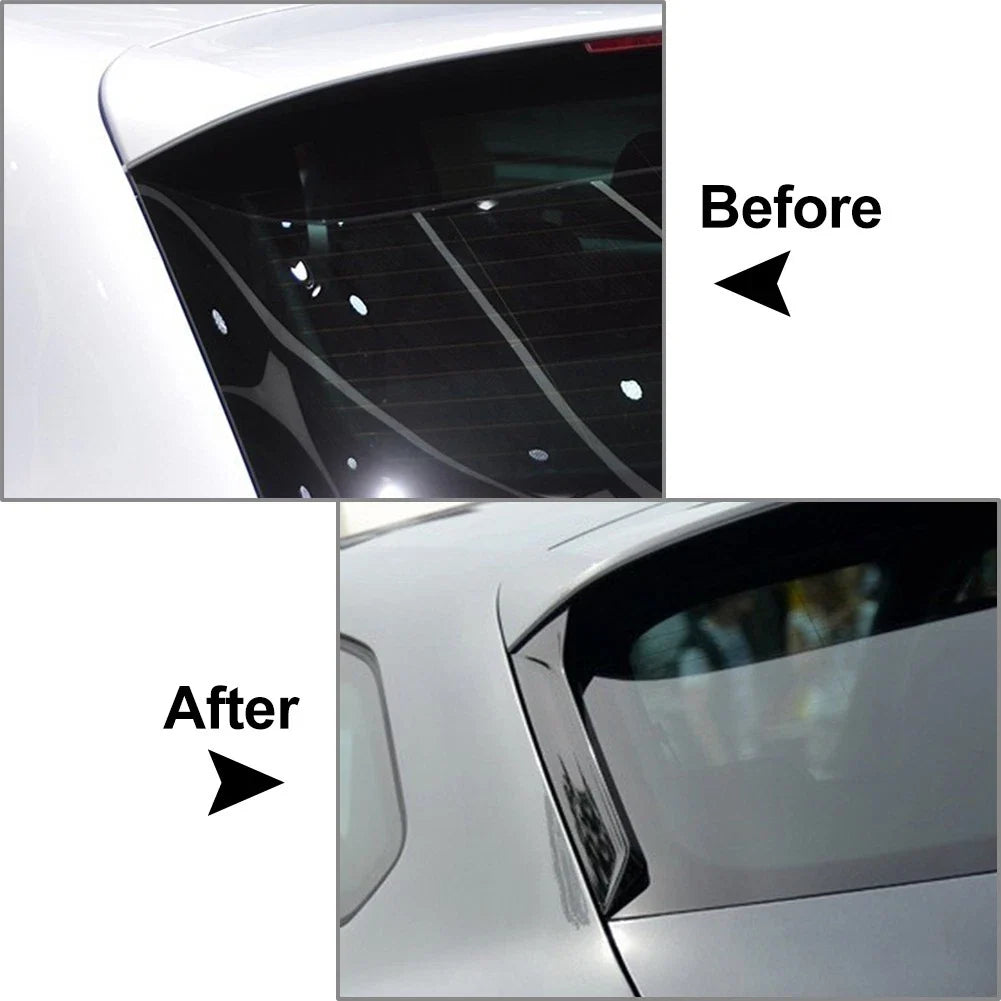 Carbon Fiber Rear Window Spoiler Side Wing Cover for SEAT Leon (2013-2019)