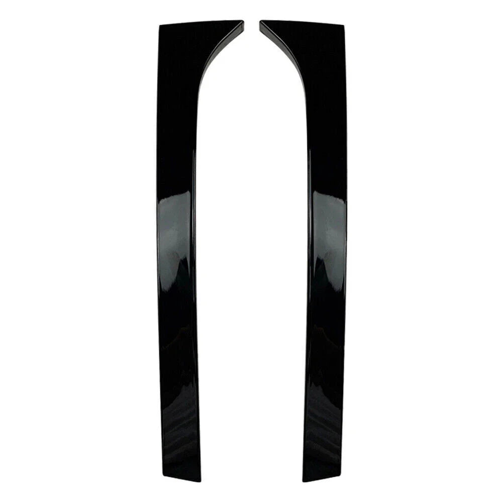 Rear Black Window Spoiler Trim Covers for Skoda Superb (2008-2015)