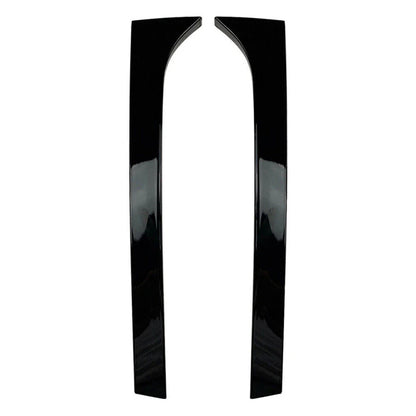 Rear Black Window Spoiler Trim Covers for Skoda Superb (2008-2015)