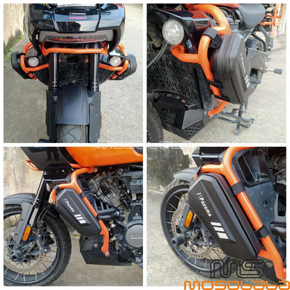 2L Front Bumper Guard Storage Tool Bag for Harley Motorcycles