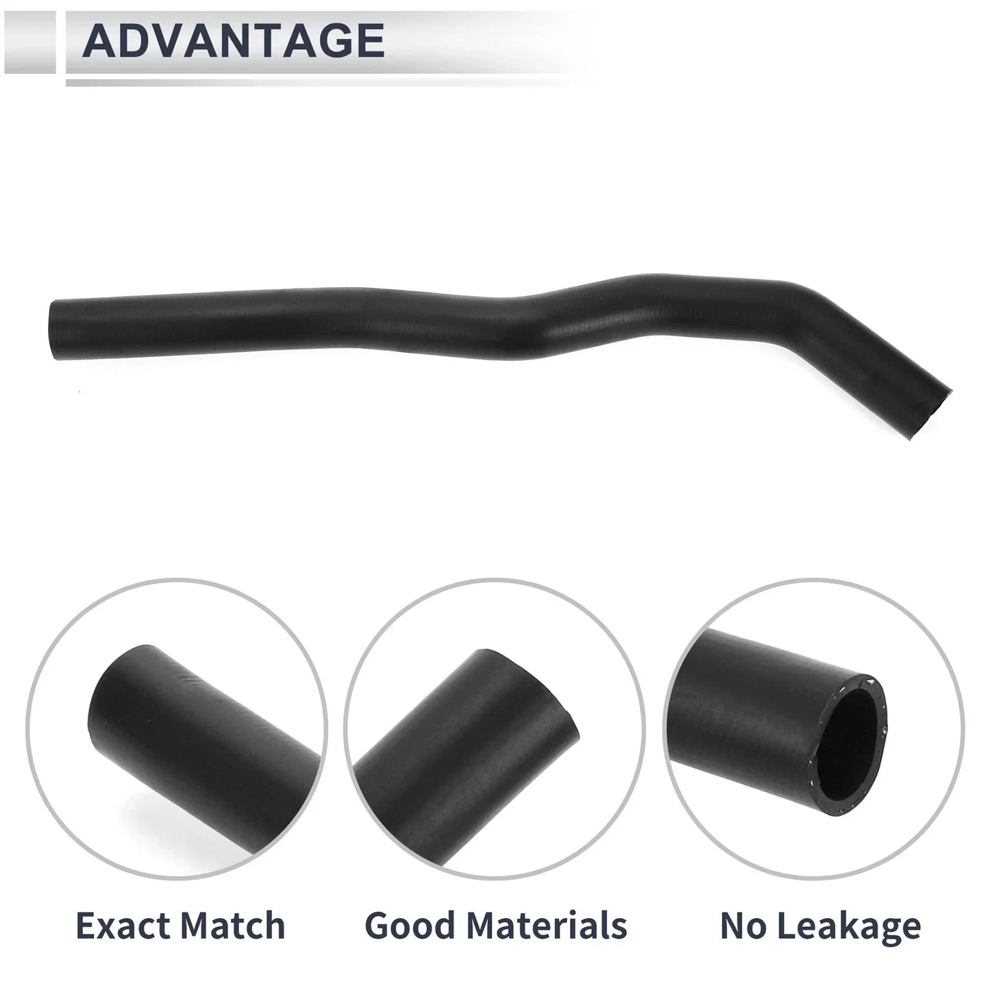 Radiator Coolant Hose for Honda Accord 2.4L (2003-2007) - Rubber 1 x Hose