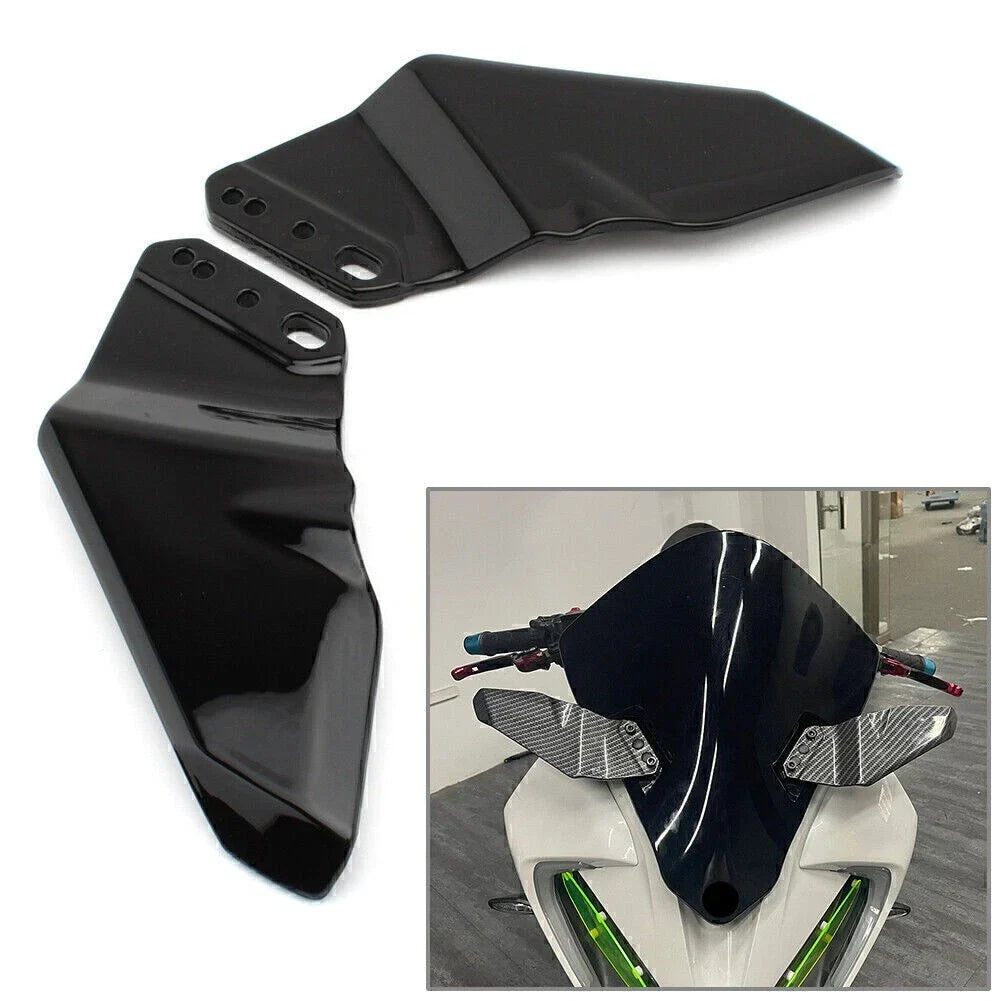 Wing Spoiler Kit  Vivid Black for Honda, Kawasaki, Suzuki