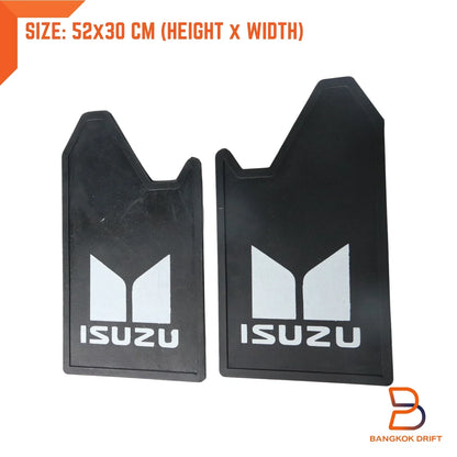 Mud Flap Splash Guard for Isuzu D-Max TF Ute 4WD 4X4 Off-Road Black Rubber