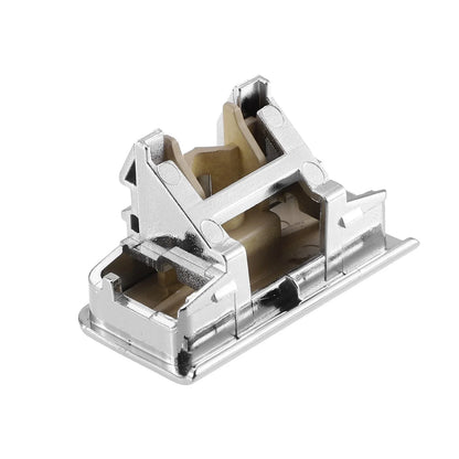 Armrest Latch Lid for Mercedes-Benz - Plastic Brown Silver Tone
