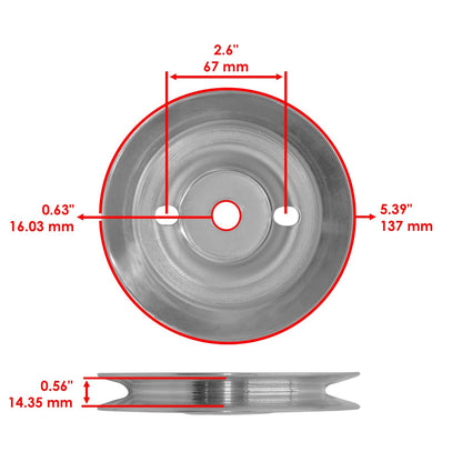 Deck Pulley Replacement for John Deere X320 X324 X340 X500 X520 (2005–2015)