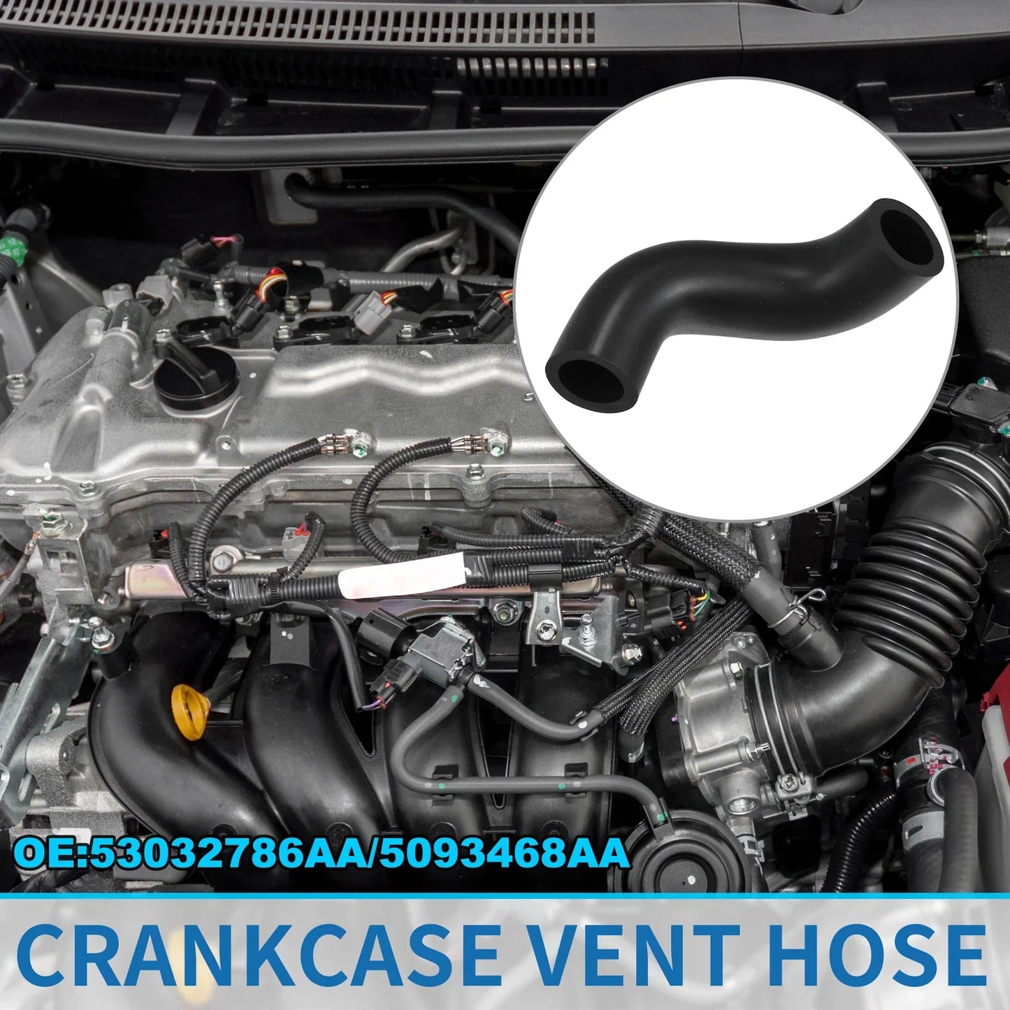 Crank Case Vent Hose for Dodge Ram 1500 2500 3500 5.7L (2010-2023)