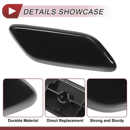 Front Right Washer Nozzle Cover for Honda CR-V MK3 Facelift 2009-2011 Black